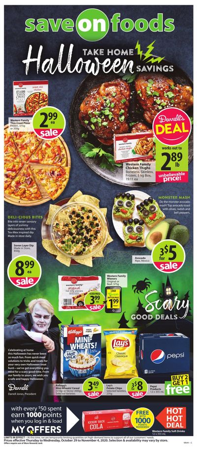 Save on Foods (SK) Flyer October 29 to November 4