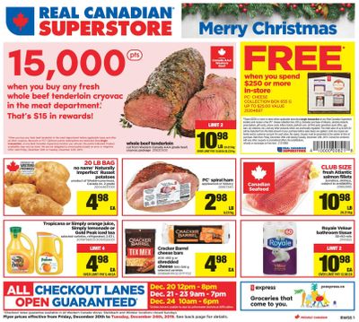 Real Canadian Superstore (West) Flyer December 20 to 24
