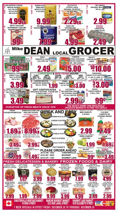 Mike Dean's Super Food Stores Flyer December 20 to 26