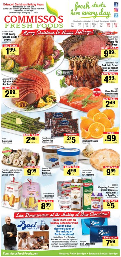 Commisso's Fresh Foods Flyer December 20 to 26