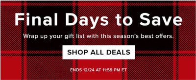 Hudson’s Bay Canada Holiday Beauty Coupon: Save $10 Off your $75+ Beauty Purchase. 