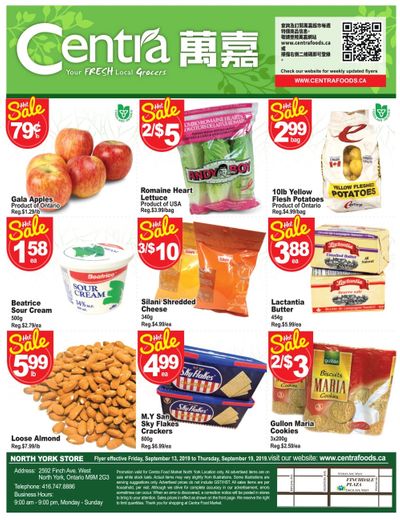 Centra Foods (North York) Flyer September 13 to 19