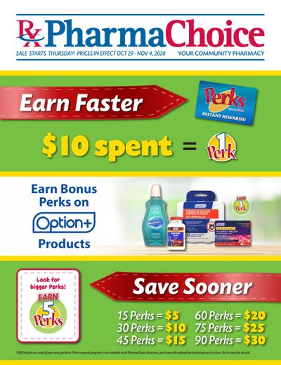 PharmaChoice (BC, AB, SK & MB) Flyer October 29 to November 4