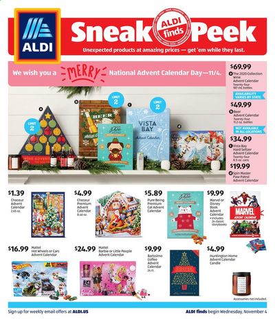 ALDI (AR, IA, IL, KS, MO, NE, OK) Weekly Ad Flyer November 4 to November 10