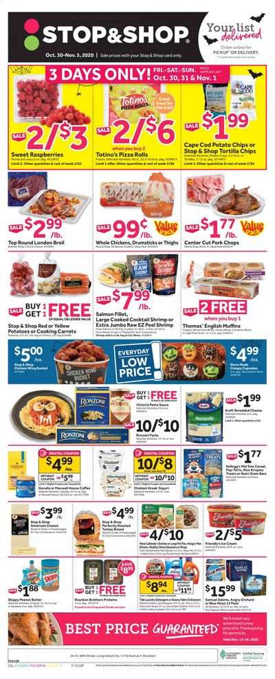 Stop & Shop (NY) Weekly Ad Flyer October 30 to November 5