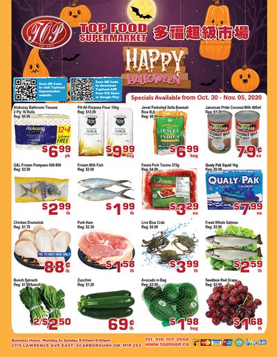 Top Food Supermarket Flyer October 30 to November 5
