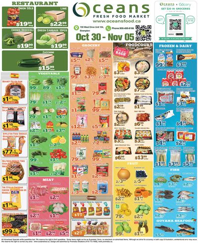 Oceans Fresh Food Market (Brampton) Flyer October 30 to November 5