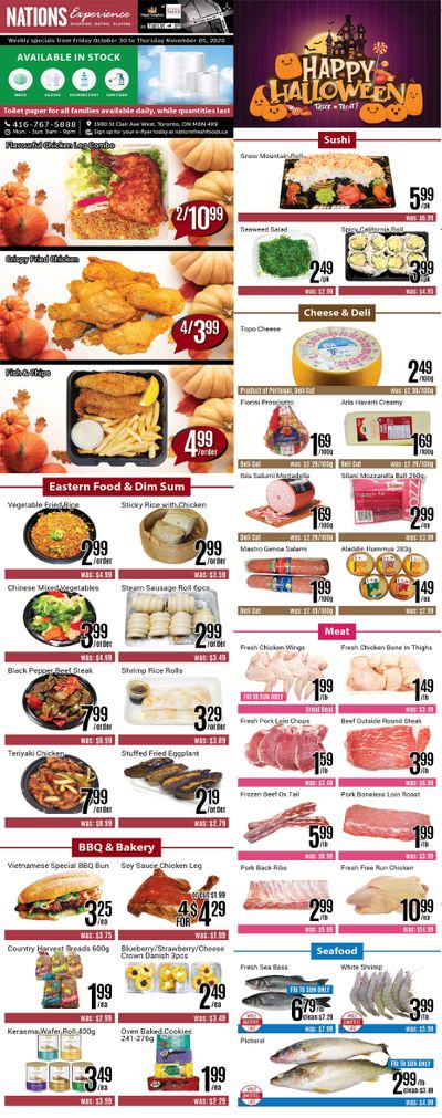Nations Fresh Foods (Toronto) Flyer October 30 to November 5