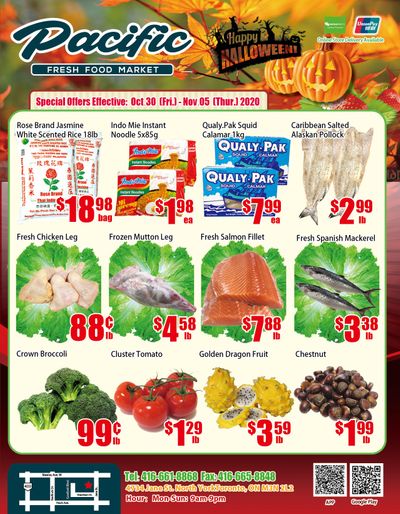 Pacific Fresh Food Market (North York) Flyer October 30 to November 5