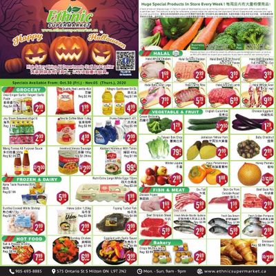 Ethnic Supermarket Flyer October 30 to November 5