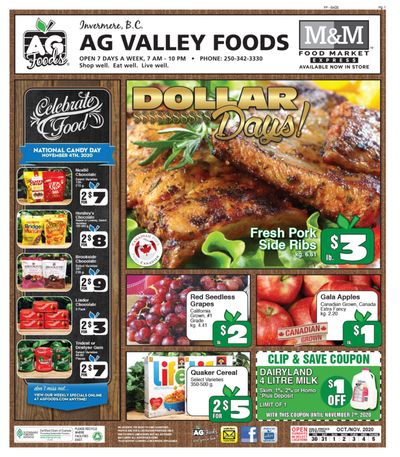 AG Foods Flyer October 30 to November 5