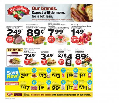 Hannaford (NH) Weekly Ad Flyer November 1 to November 7