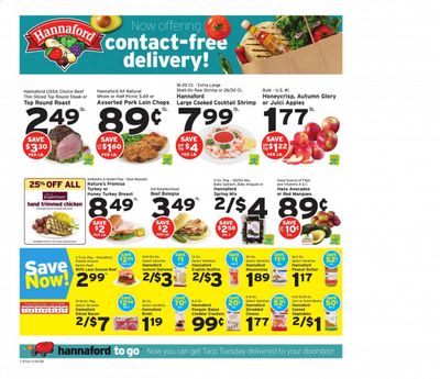 Hannaford (NY) Weekly Ad Flyer November 1 to November 7