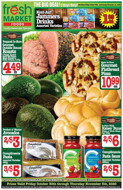 Fresh Market Foods Flyer October 30 to November 5