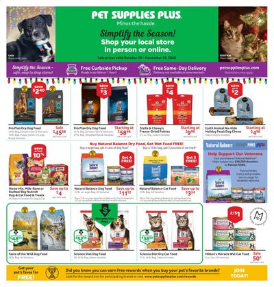 Pet Supplies Plus Weekly Ad Flyer October 29 to November 29