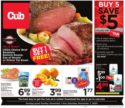Cub Foods Weekly Ad Flyer November 1 to November 7