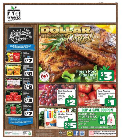 AG Foods Flyer November 1 to 7