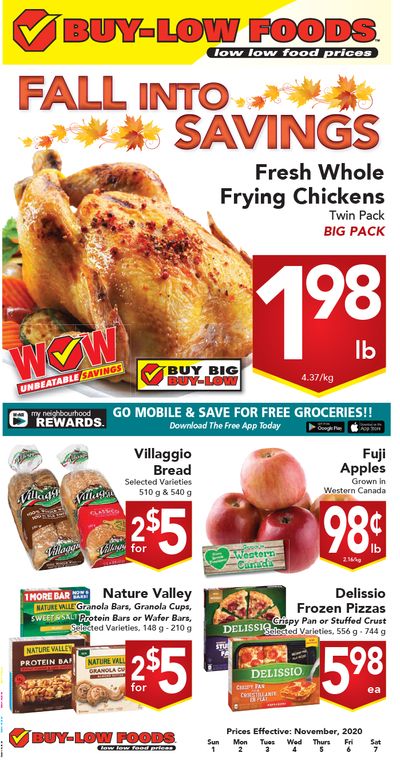 Buy-Low Foods Flyer November 1 to 7