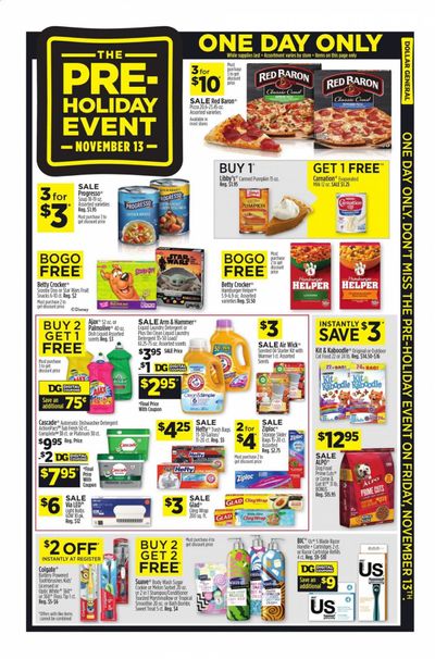 Dollar General Weekly Ad Flyer November 13 to November 13