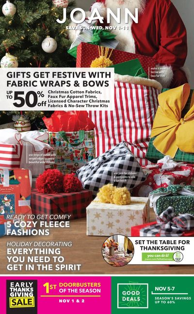 JOANN Weekly Ad Flyer November 1 to November 11