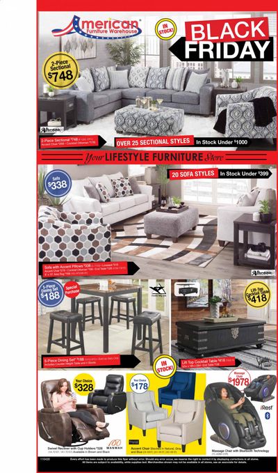 American Furniture Warehouse (AZ) Weekly Ad Flyer November 1 to November 7