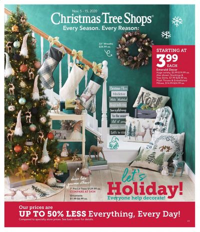 Christmas Tree Shops Weekly Ad Flyer November 5 to November 15