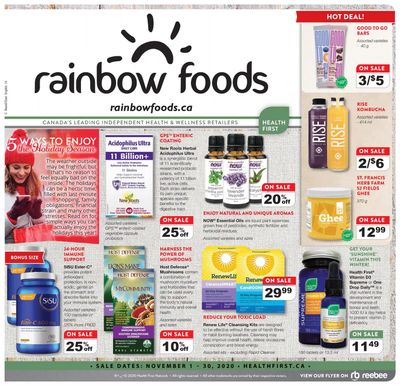 Rainbow Foods Health First Flyer November 1 to 30