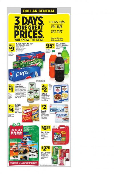 Dollar General (VA) Weekly Ad Flyer November 1 to November 7 Dollar General (VA) Weekly Ad Flyer November 1 to November 7