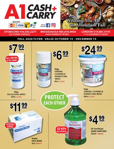 A-1 Cash and Carry Flyer October 15 to December 15
