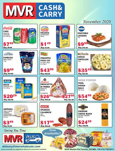 MVR Cash and Carry Flyer November 1 to 30