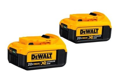 DEWALT DCB204-2 20V MAX 4.0Ah Li-Ion Batteries, 2-pk For $159.88 At Canadian Tire Canada
