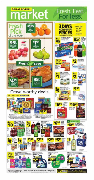 Dollar General (WV) Weekly Ad Flyer November 1 to November 7