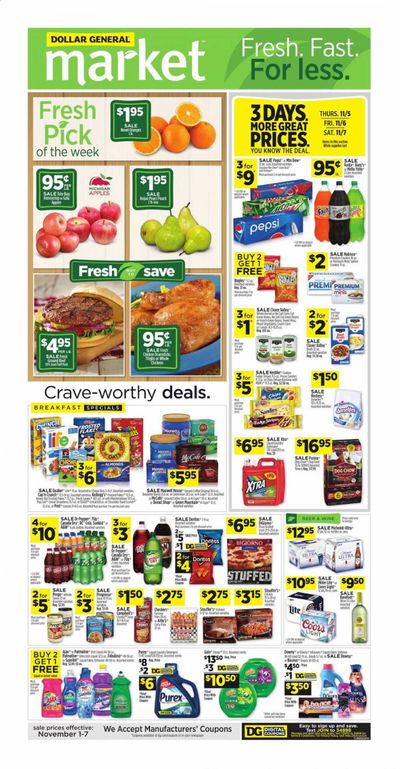 Dollar General (GA) Weekly Ad Flyer November 1 to November 7
