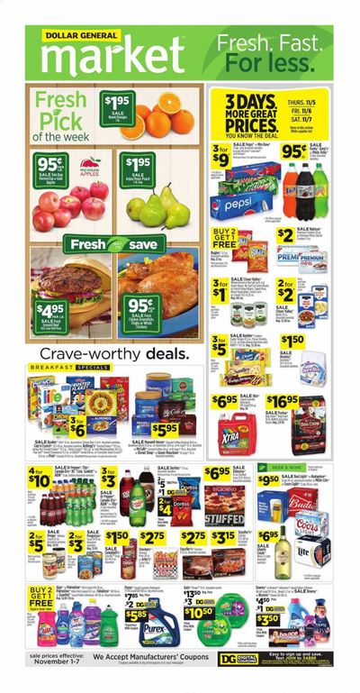 Dollar General (VA) Weekly Ad Flyer November 1 to November 7