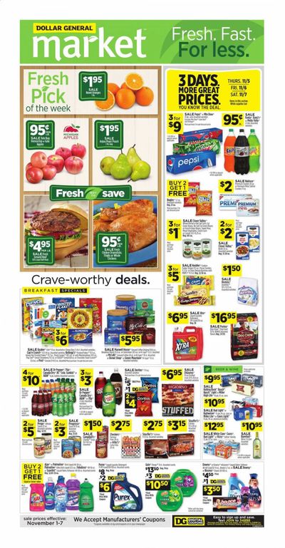 Dollar General (FL) Weekly Ad Flyer November 1 to November 7