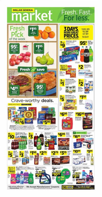 Dollar General (AL) Weekly Ad Flyer November 1 to November 7