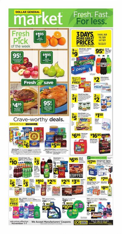 Dollar General (NV) Weekly Ad Flyer November 1 to November 7