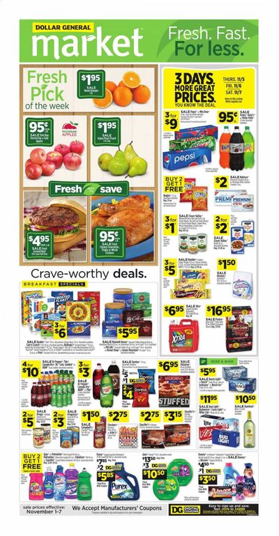 Dollar General (SC) Weekly Ad Flyer November 1 to November 7
