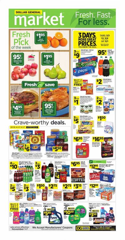 Dollar General (MS) Weekly Ad Flyer November 1 to November 7