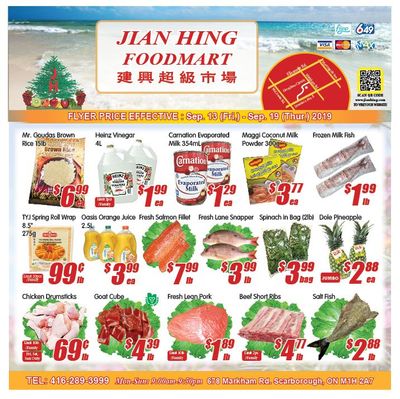 Jian Hing Foodmart (Scarborough) Flyer September 13 to 19