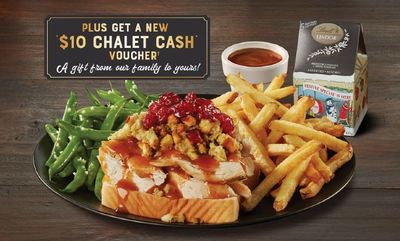 Festive Hot Chicken Special at Swiss Chalet