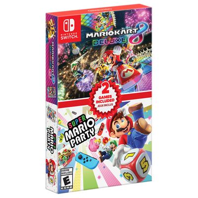 Mario Kart 8 Deluxe & Super Mario Party Bundle (Switch) On Sale for $129.99 at  Best Buy Canada