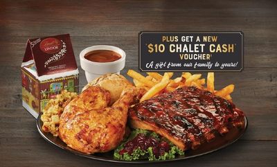 Festive 1/3 Rack Combo Special at Swiss Chalet