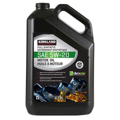 Kirkland Signature 5W20 Full Synthetic Oil for Automobile, 2-pack On Sale for $ 37.99 at Costco Canada
