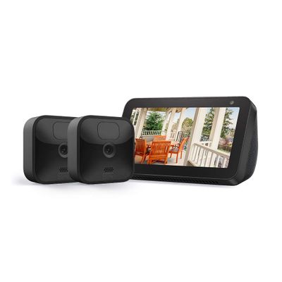 Echo Show 5 (Charcoal) with All-new Blink Outdoor- 2 camera kit On Sale for $ 159.99 at Amazon Canada
