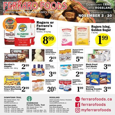 Ferraro Foods Flyer November 3 to 30
