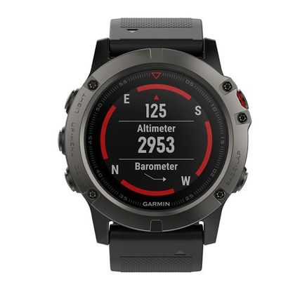 Garmin fenix 5X Sapphire 51mm Multisport GPS Watch with TOPO Canada Preloaded - Large - Slate Grey/Black For $349.99 At Best Buy Canada