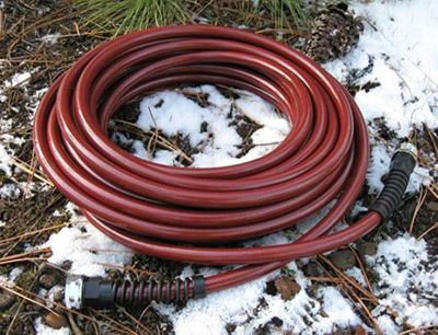 Water Right 400 Series Polyurethane Slim Light Drinking Water Safe Garden Hose, 50-Foot x 7/16-Inch, Brass Fittings, Cranberry For $49.90 At Amazon Canada