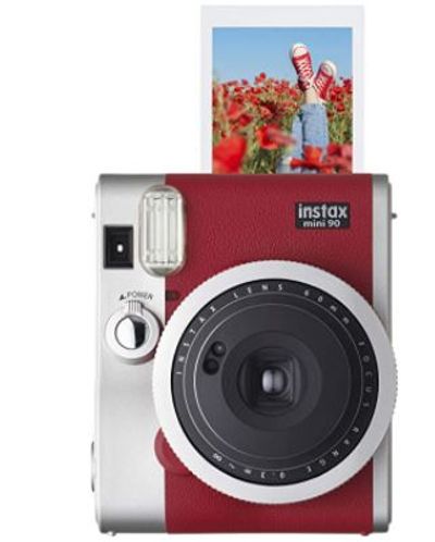 Fujifilm Mini 90 Red Instax Digital Camera, Red For $169.00 At Amazon Canada