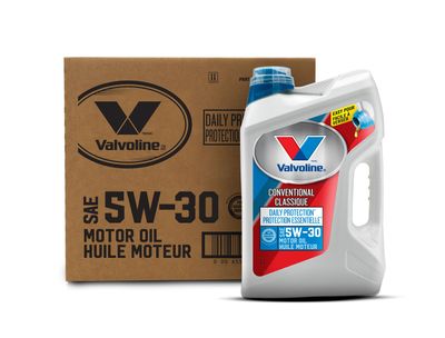 Valvoline Daily Protection Conventional 5W30 Motor Oil 5L Case Pack on Sale for $44.91 at Walmart Canada